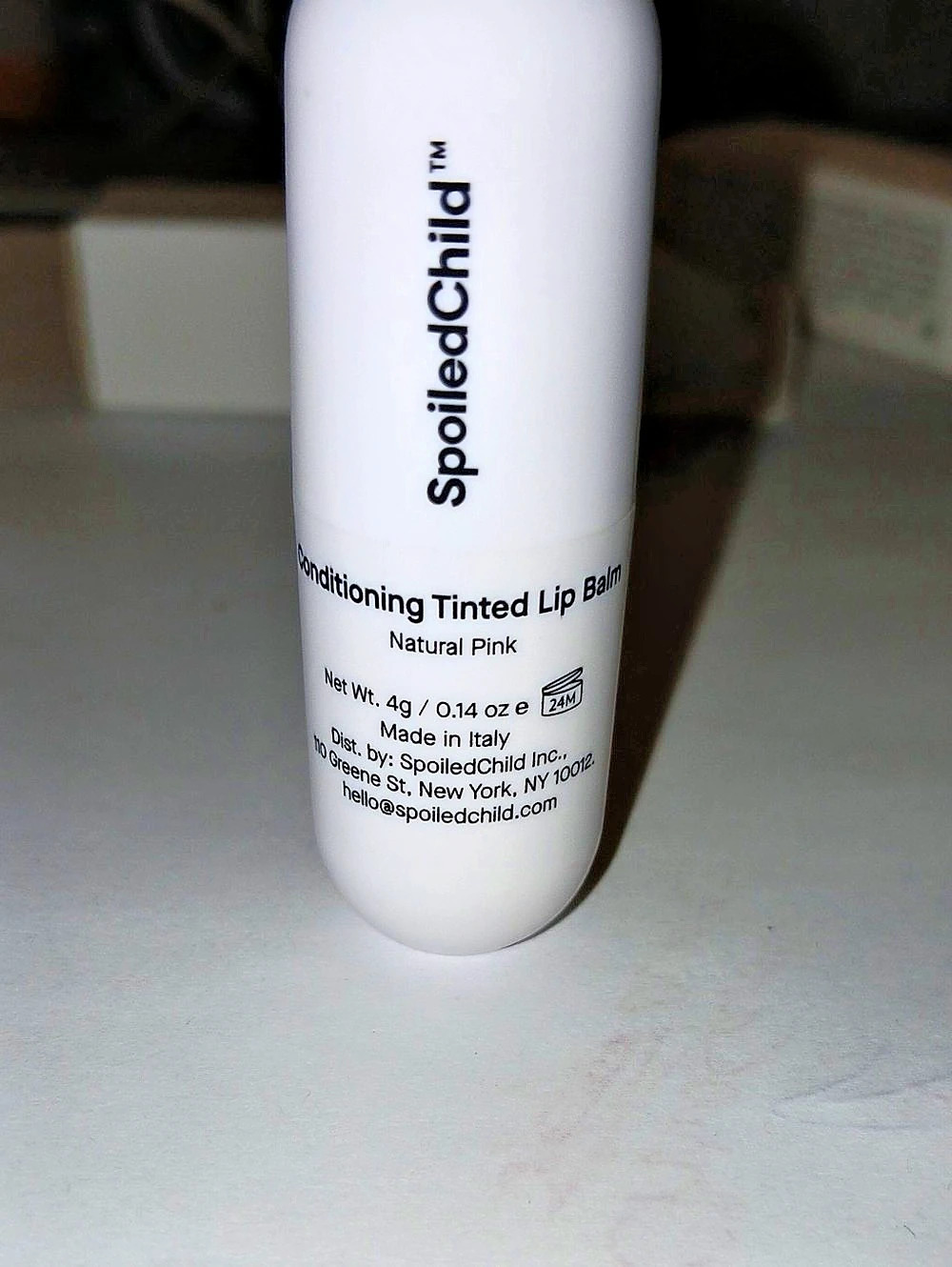 SpoiledChild Conditioning Tinted Lip Balm Natural Pink (2) New